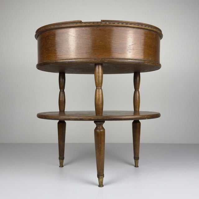 Vintage Wooden Nightstand, Italy, 1950s For Sale - Image 6 of 18