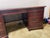 Vintage Mid Century Modern Rosewood Oriental Chinese Asian Executive Desk For Sale In Sacramento - Image 6 of 12