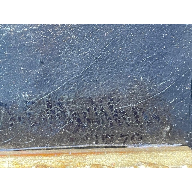 Auburn Antique Victorian Oil Portrait Young Lady Dated 1870, English School, Gilt Frame in the Manner Of For Sale - Image 8 of 11