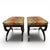 Contemporary Lee Jofa Curule Benches- A Pair For Sale - Image 3 of 6
