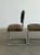 1970s Cantilever Dining Chairs in Brown Chenille - Set of 4 For Sale - Image 9 of 14