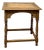 19th Century English Oak Table With Lunette Frieze Detail For Sale