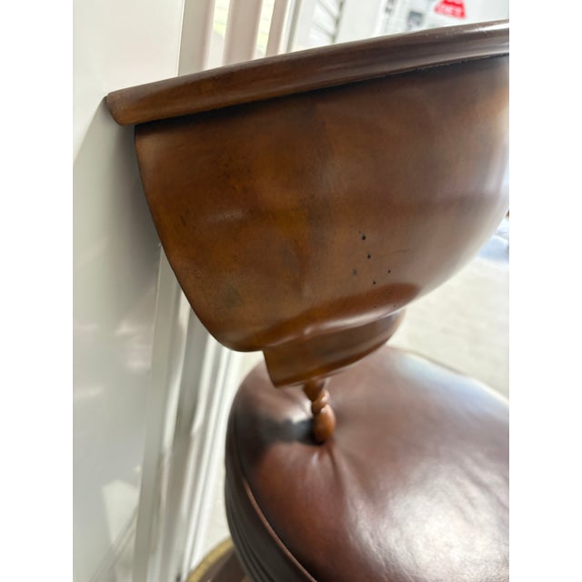 Large Wood Decorative Bracket With Trim Around and Bottom Finial, 20th Century