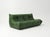 Mid-Century Modern Togo Sofa Set in Green Leather by Michel Ducaroy for Ligne Roset, Set of 5 For Sale - Image 3 of 13