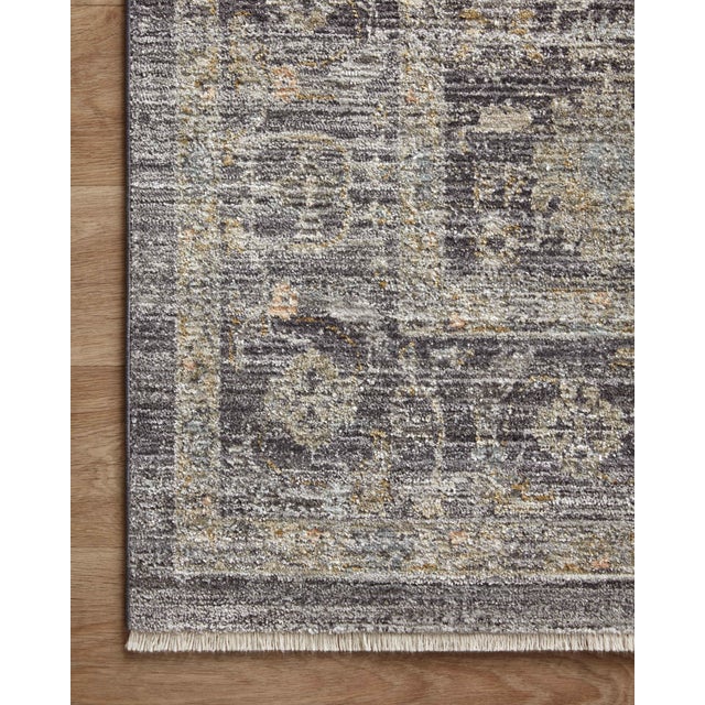 2020s Jean Stoffer x Loloi Katherine Midnight/ Tobacco 2'-7" x 8'-0" Runner Rug For Sale - Image 5 of 10