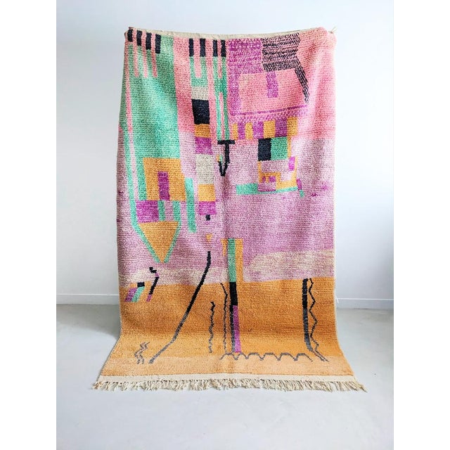 Multi Coloured Boujaad Rug For Sale - Image 5 of 5