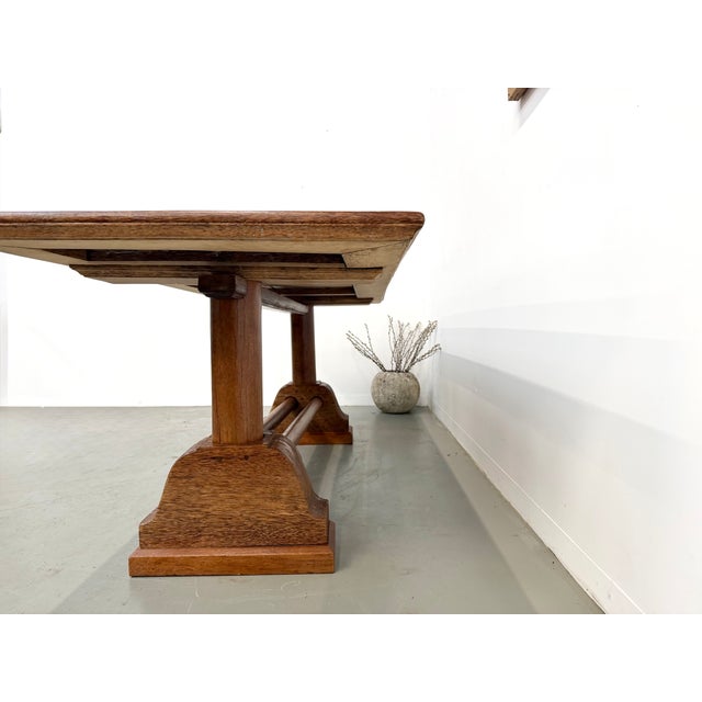 Brutalist Table in Palm Wood, 1950s For Sale - Image 6 of 18