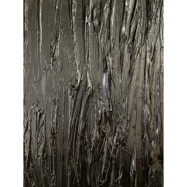 Bobby.J Constant Ebony, 2022 Mixed media on canvas Unique piece Signed work Dimensions: 40 x 40cm This piece is attributed...