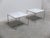 Carrara Marble and Chrome Coffee Tables, 1970s, Set of 2 For Sale - Image 3 of 18