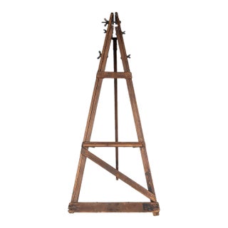 Mid 20th Century Artist's Oak Easel For Sale