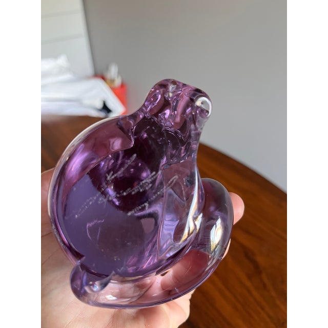 Purple Alexandrite Murano Artwork by Murano, 1960s For Sale - Image 12 of 13