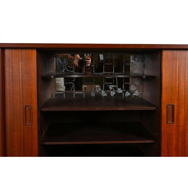 1970s Westergaards Møbelfabrik Danish Teak Highboard For Sale - Image 9 of 15