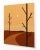 The Way Home - Minimalist Scenic Warm Earth Tones Landscape Original Artwork by Mike Gough For Sale In Los Angeles - Image 6 of 9