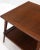 Mid 20th Century Mid 20th Century Pair of Mid-Century Modern Oiled Walnut End Side Tables For Sale - Image 5 of 13