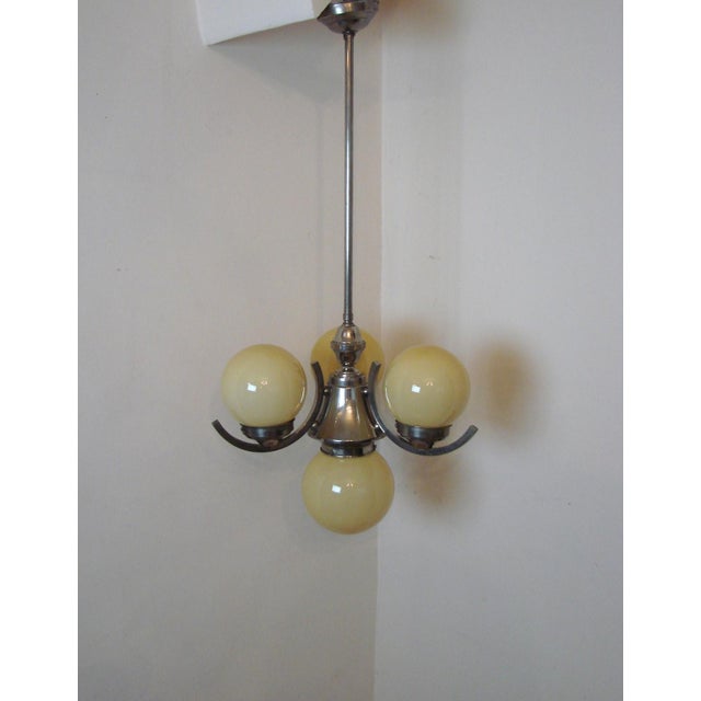 Art Deco Chandelier, 1920s For Sale - Image 16 of 18