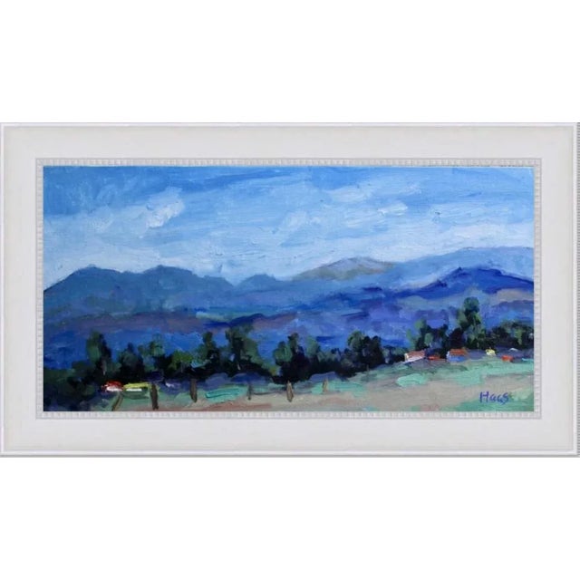 Quiet Places & Desertscapes — Hidden Valley Hills Original oil painting by Lisa Haas Eckle, 12 x 6 unframed on linen...