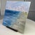 2020s Beach All to Ourselves Seascape Acrylic Painting Ocean Wall Art 8"x8" Unframed For Sale - Image 5 of 7