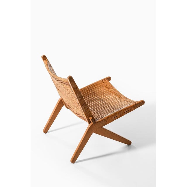 Easy Chairs in Cane and Oak from Preben Thorsen, 1957, Set of 2 For Sale - Image 12 of 13
