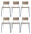 Stackable Industrial Chairs, 1960s, Set of 6 For Sale