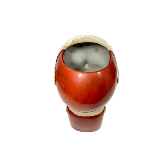 Midcentury Scandinavian Lady Head Bust Pocket Vase For Sale In Baton Rouge - Image 6 of 10