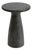 Charcoal Hourglass Outdoor Side Table Tall For Sale