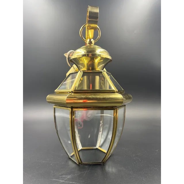 Late 20th Century Outdoor Brass Light Fixture For Sale - Image 11 of 12