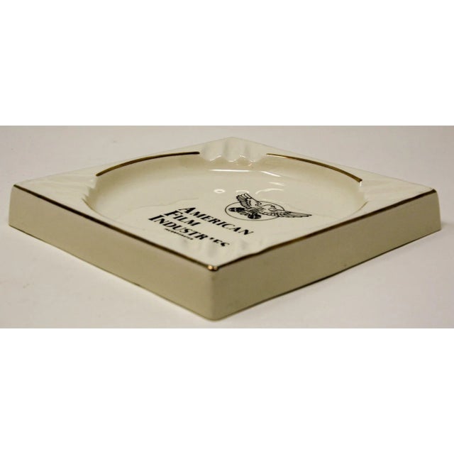 Vintage American Film Industries Incorporated Large Ceramic Ashtray For Sale In Palm Springs - Image 6 of 13