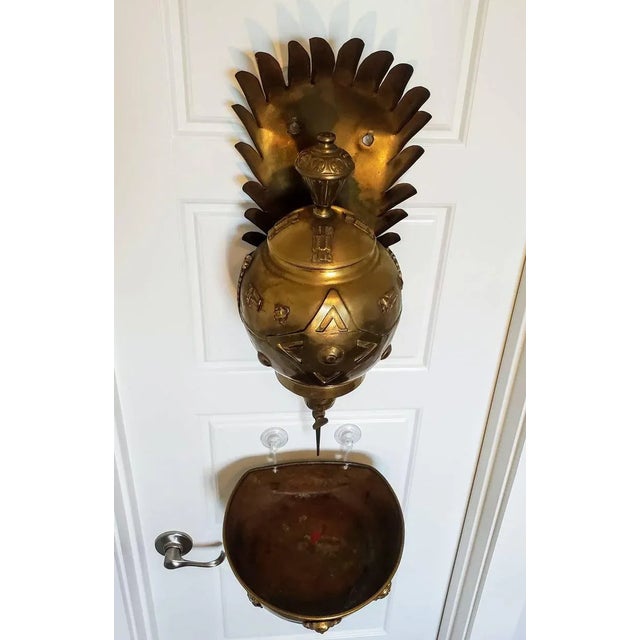 A magnificent medieval Renaissance period architectural holy water font lavabo. Born in a Christian church in Continental...