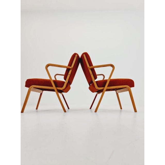 Bauhaus German Lounge Armchair by Selman Selmanagic for VEB Hellerau, 1950s, Set of 2 For Sale - Image 18 of 18