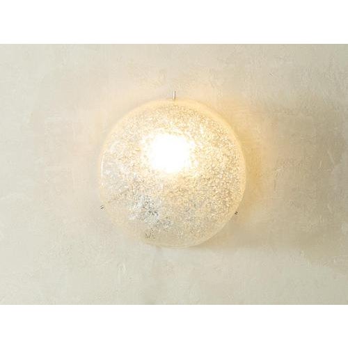 Glass Vintage Glass Wall Light, 1970s For Sale - Image 7 of 7