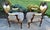 Pair Vtg. French Louis XV Style Carved Walnut Armchairs Gold Damask Chairs For Sale - Image 10 of 18