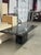 Late 20th Century Postmodern Italian Verde Marble Dining Table With Rectangular Slab Top and Block Base For Sale - Image 4 of 12