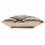 Black & Ivory Geometric Silk Velvet Pillow 20x20 | Handmade Designer Cushion For Sale - Image 4 of 8