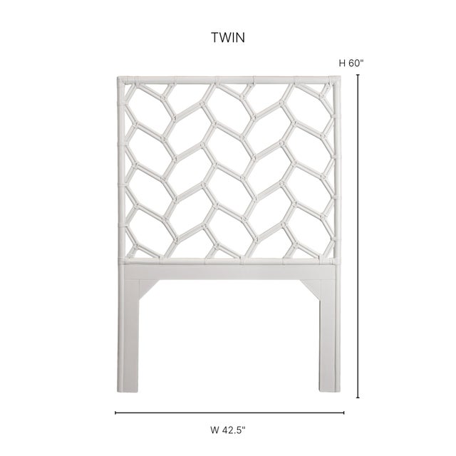 Modern Silas Platform Bed Twin - White For Sale - Image 3 of 12