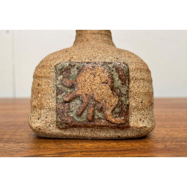 Mid-Century Modern Mid-Century Danish Studio Pottery Vase by Tue Poulsen, 1960s For Sale - Image 3 of 14