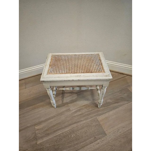 19th Century French Provincial Louis XVI Style Necessary Stool End Table For Sale - Image 9 of 10