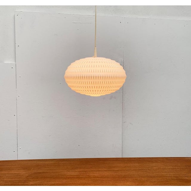 Mid-Century German Model 2196 UFO Pendant Lamp by Aloys Ferdinand Gangkofner for Erco, 1960s For Sale - Image 5 of 18