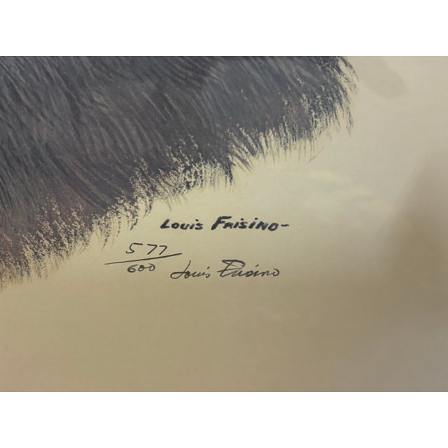 Louis Frisino Signed Limited Edition Chocolate Labrador Retriever Print #577/600 For Sale In Greensboro - Image 6 of 7