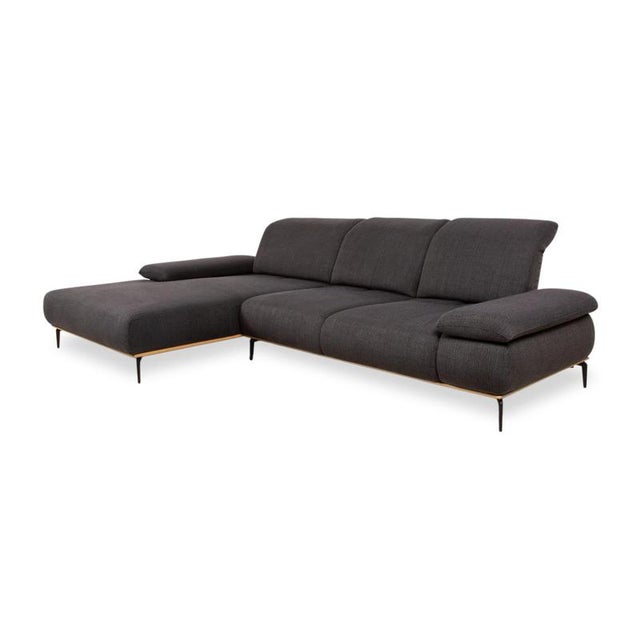 Modern Run Corner Sofa in Anthracite Fabric from Willi Schillig For Sale - Image 3 of 18