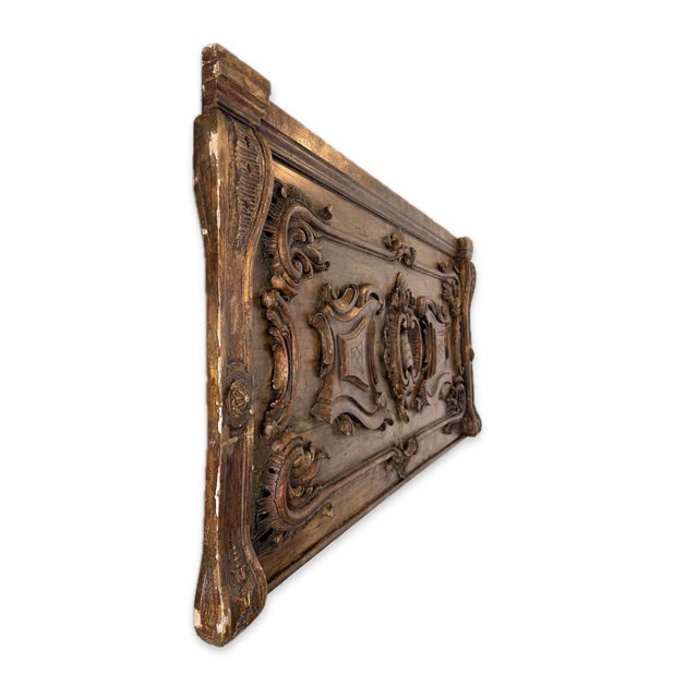 19th Century French Rococo Trumeau Panel For Sale - Image 4 of 12