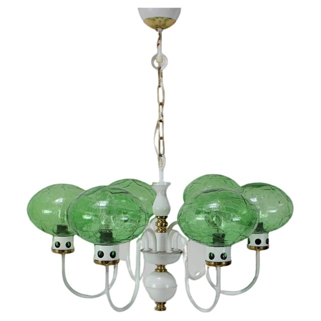 Mid-Century Chandelier from Drukov, 1970s For Sale