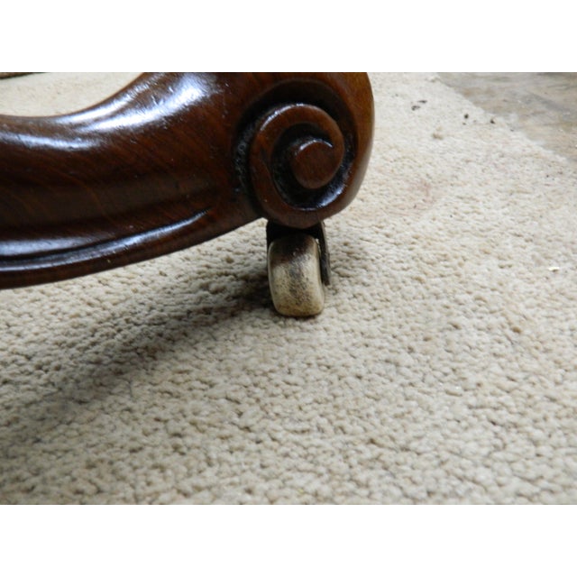 Brown Victorian Walnut Tilt Top Table, 1866 For Sale - Image 8 of 18