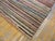 1920s Multicolor Earth Tone Stripe Antique American Rag Rug 8' 6" X 12' 0" Knotted Wool Carpet For Sale In New York - Image 6 of 7