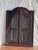 Dark Brown Wooden Mirror with Two Baguettes H55 L40, 1980s For Sale - Image 10 of 11
