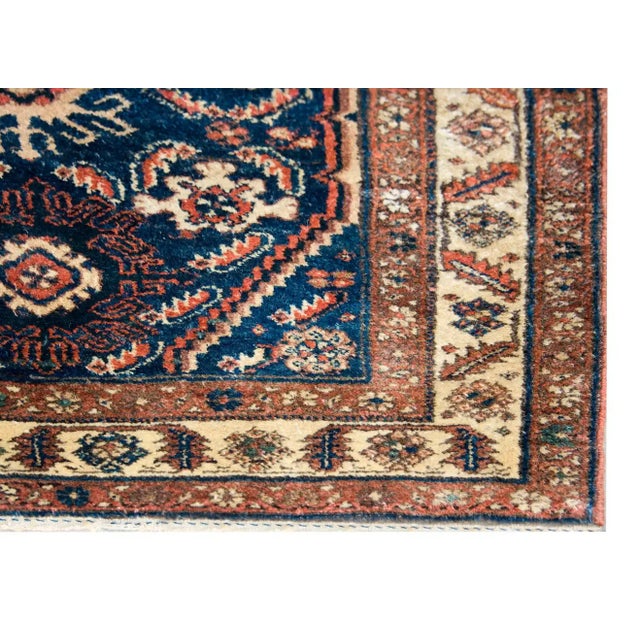 Tribal Early 20th Century Hamadan Rug For Sale - Image 3 of 12
