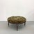 Vintage Tiger Print Tufted Ottoman For Sale - Image 4 of 7