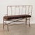 Metal 1940s French Wrought Iron Hall Bench For Sale - Image 7 of 13