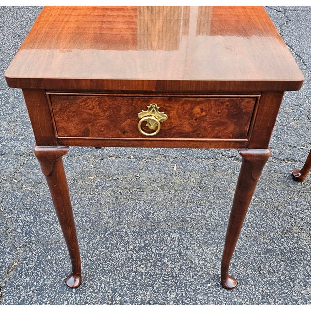 Set of 2 Vintage Baker Furniture Side Tables For Sale In Washington DC - Image 6 of 12