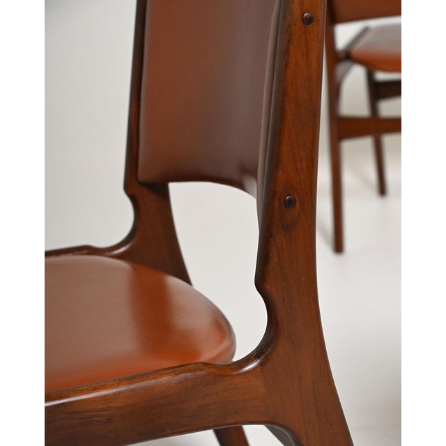 Vintage Danish Model 89 Chairs by Erik Buch for Anderstrup Møbelfabrik, 1960s, Set of 6 For Sale - Image 6 of 13