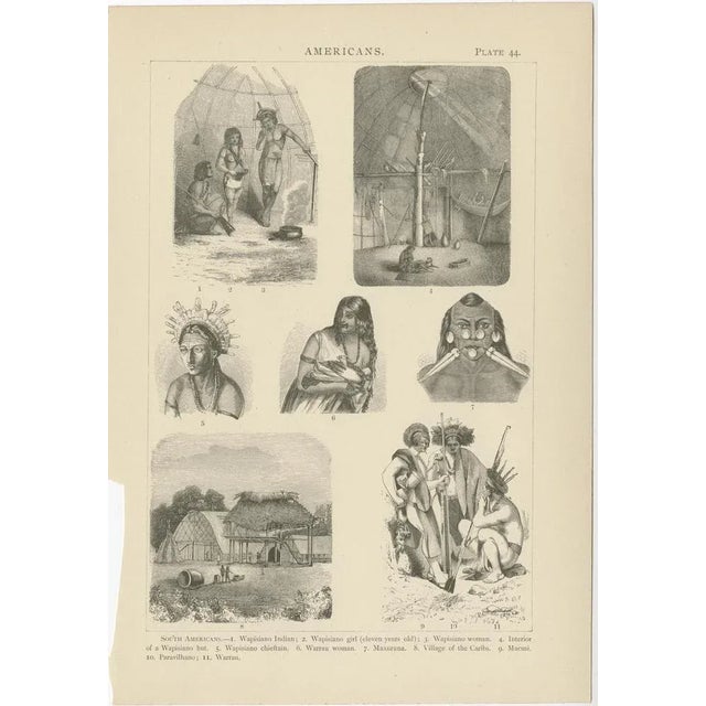Johann Heck and Daniel Brinton, Illustrations of Various Scenes, Figures and Objects of South America, 1886, Prints, Set of 10 For Sale - Image 6 of 12